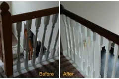 The-Paint-Butler-Columbus-Ohio-Staircase-Restoration-Hilliard-Hand-Rail-Collage